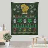 Merry Chocobo - Wall Tapestry