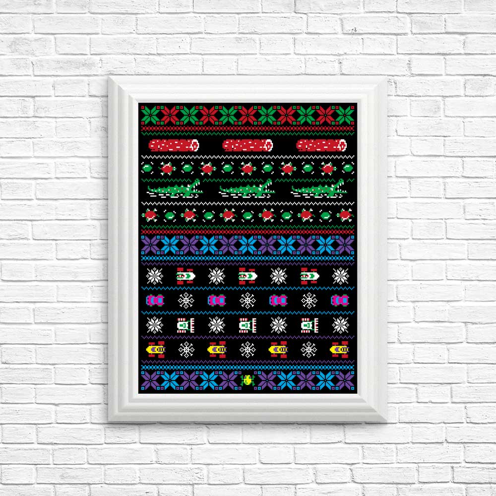 Merry Frogmas - Posters & Prints