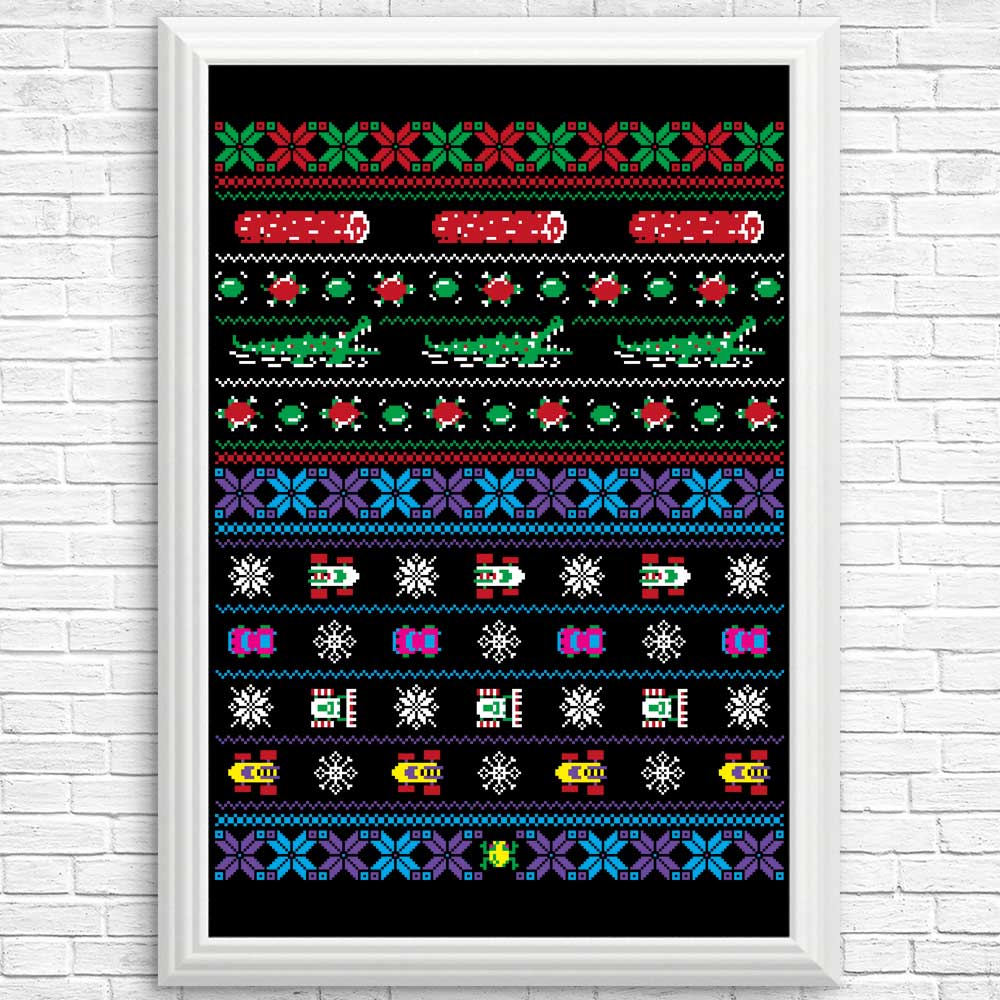 Merry Frogmas - Posters & Prints