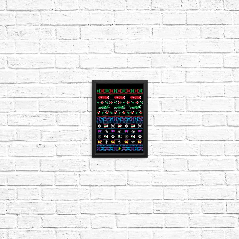 Merry Frogmas - Posters & Prints