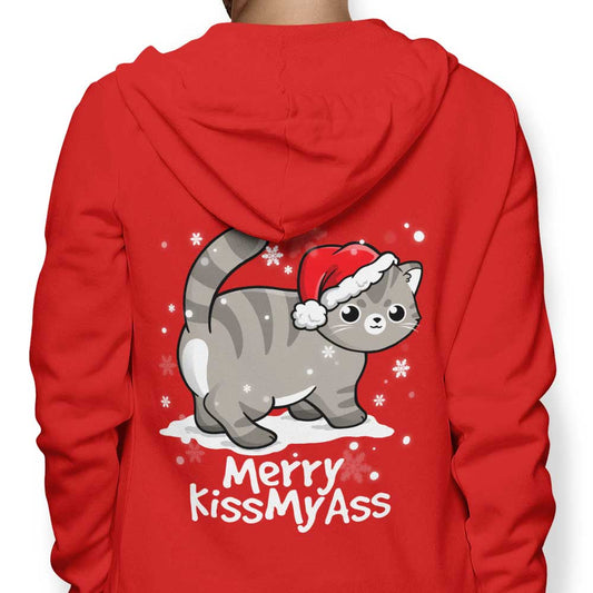 Merry Kiss My Cat - Hoodie