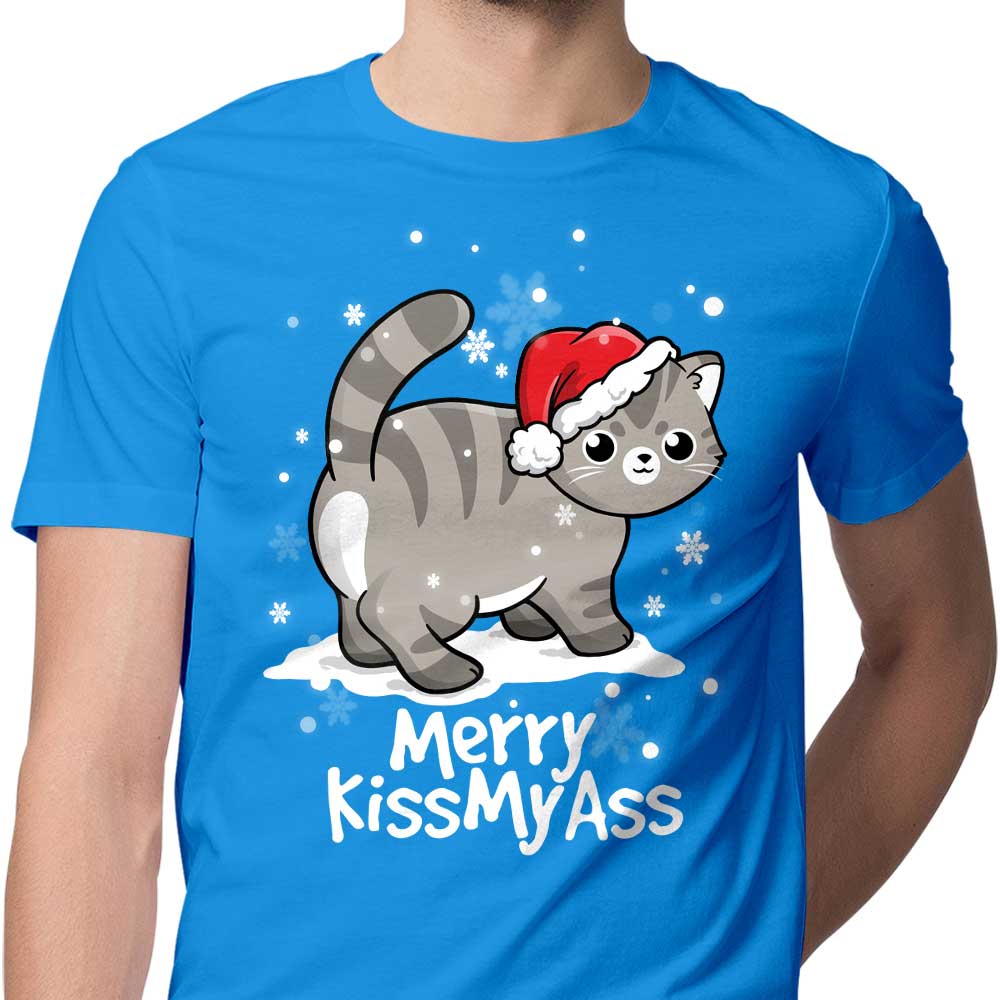Merry Kiss My Cat - Men's Apparel