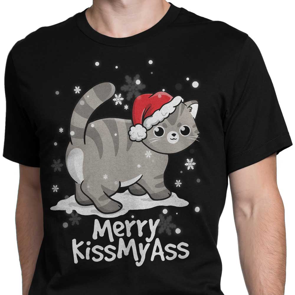 Merry Kiss My Cat - Men's Apparel