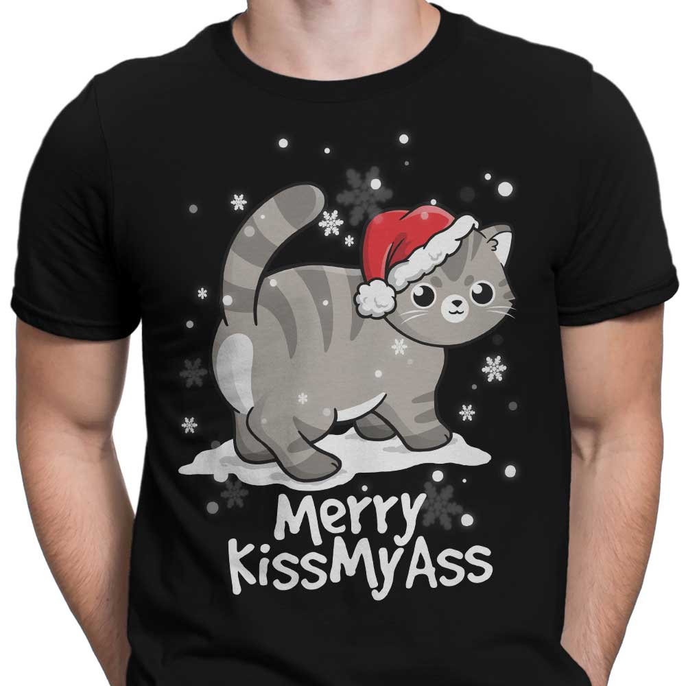 Merry Kiss My Cat - Men's Apparel