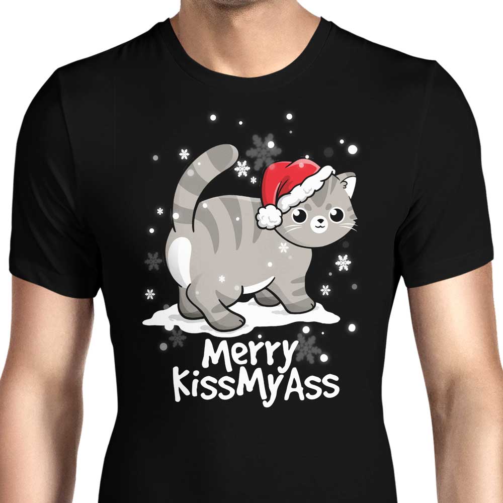 Merry Kiss My Cat - Men's Apparel