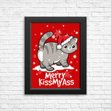 Merry Kiss My Cat - Posters & Prints