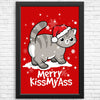 Merry Kiss My Cat - Posters & Prints