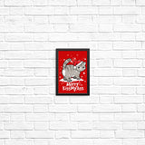 Merry Kiss My Cat - Posters & Prints