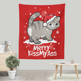Merry Kiss My Cat - Wall Tapestry