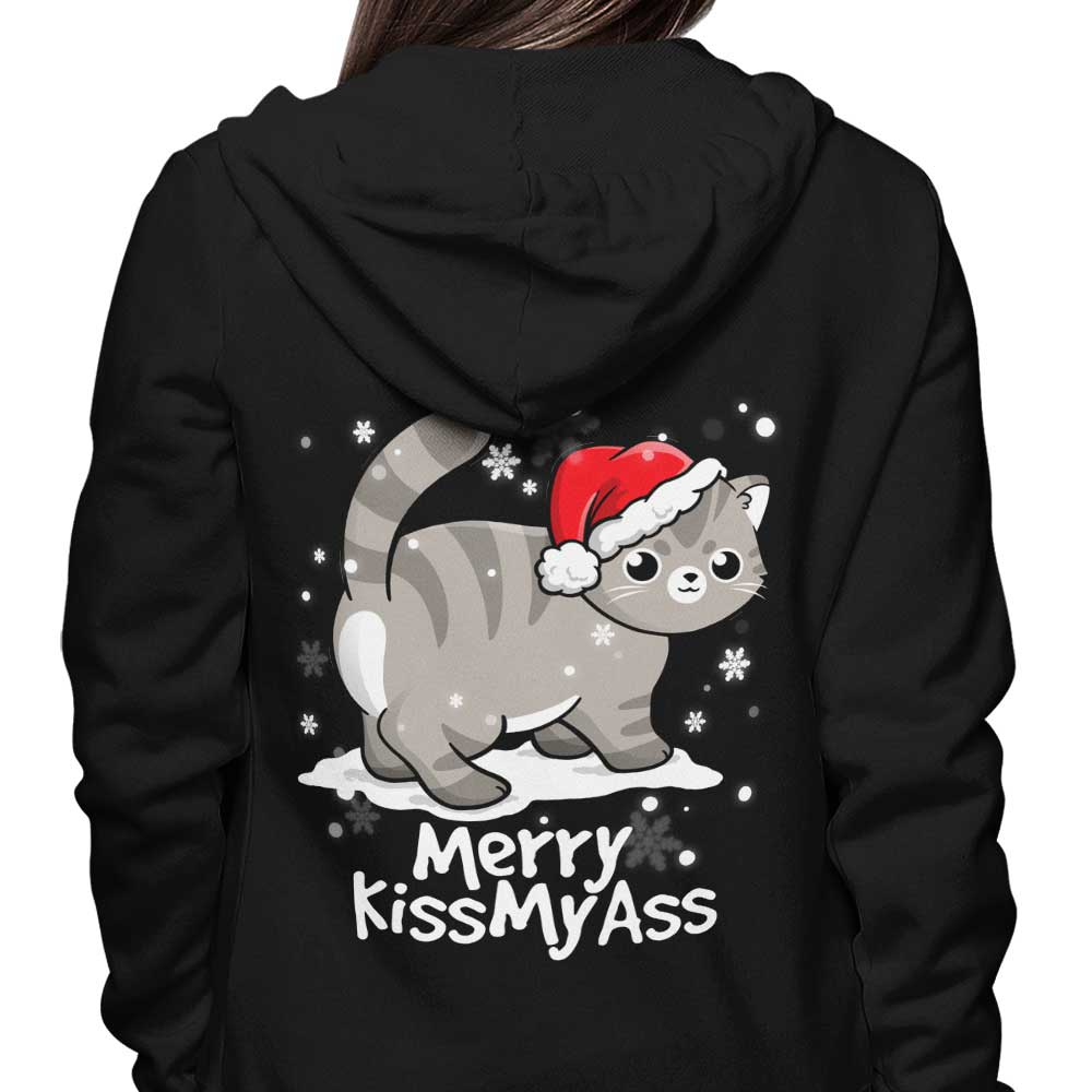 Merry Kiss My Cat - Hoodie
