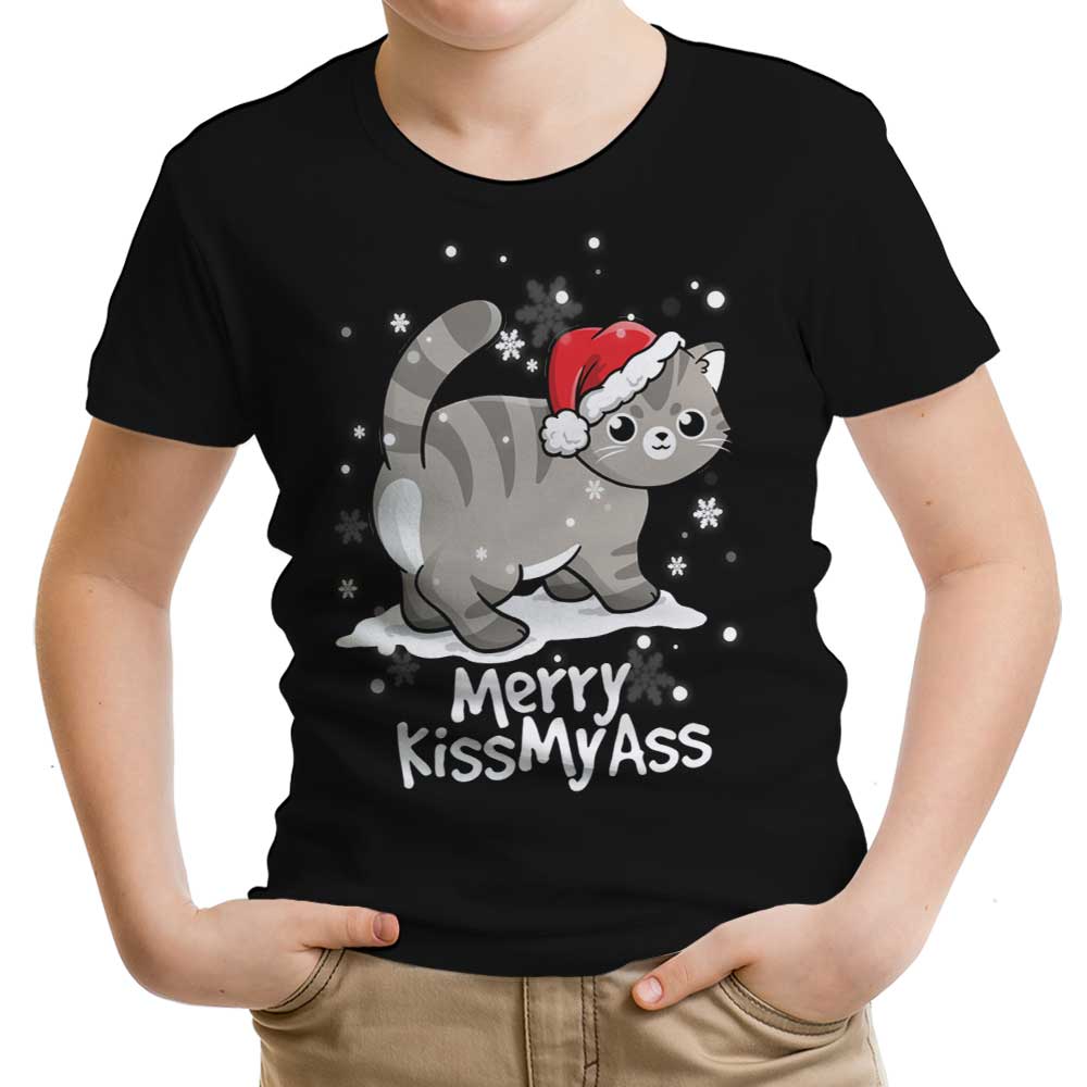 Merry Kiss My Cat - Youth Apparel
