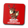 Merry Kiss My Deer - Coasters