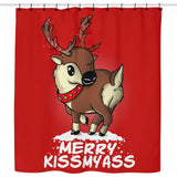 Merry Kiss My Deer - Shower Curtain