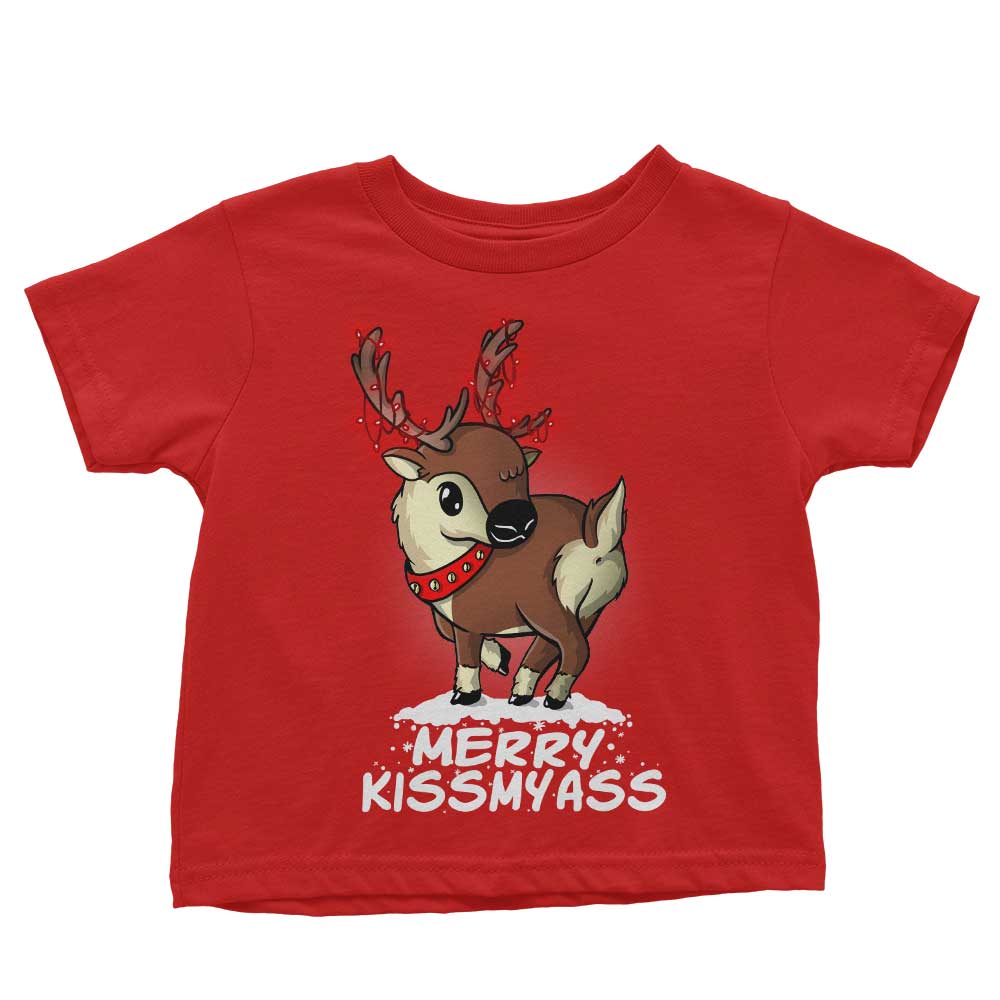 Merry Kiss My Deer - Youth Apparel