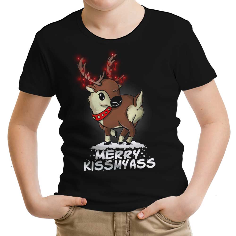 Merry Kiss My Deer - Youth Apparel