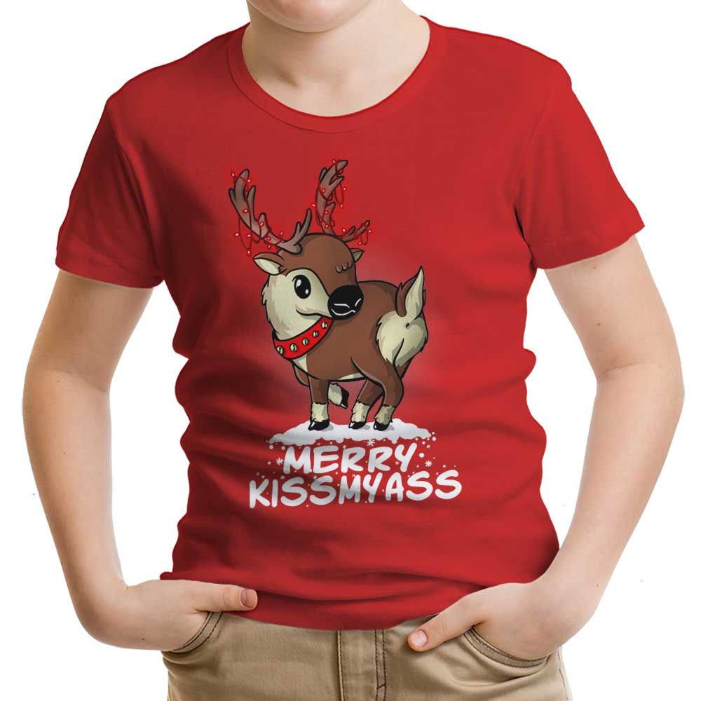 Merry Kiss My Deer - Youth Apparel