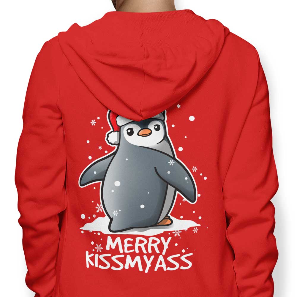 Merry Kiss My Penguin - Hoodie