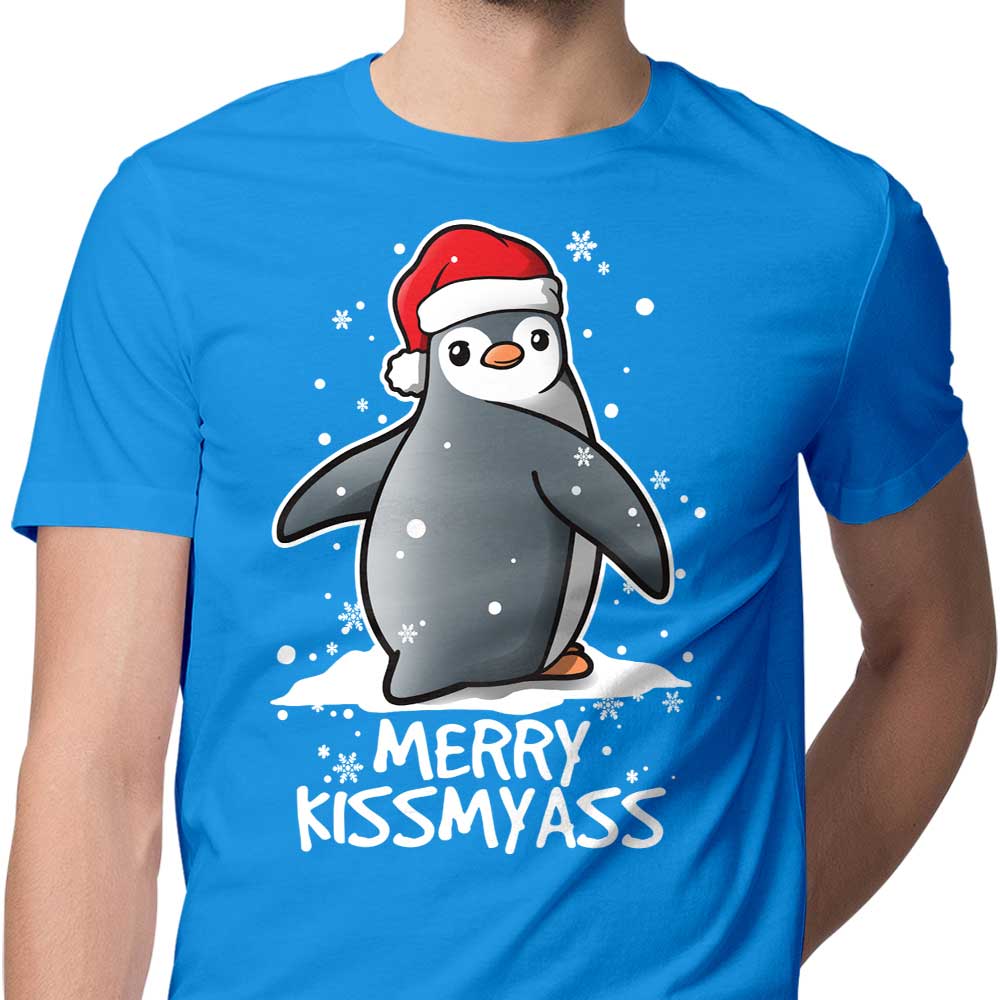 Merry Kiss My Penguin - Men's Apparel