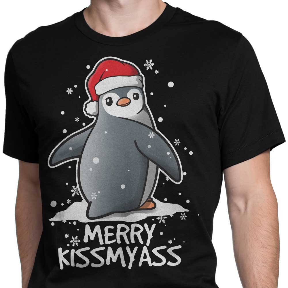 Merry Kiss My Penguin - Men's Apparel
