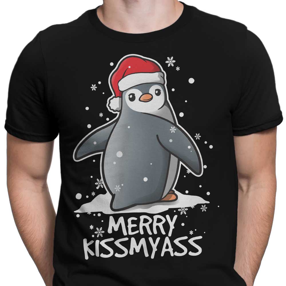 Merry Kiss My Penguin - Men's Apparel