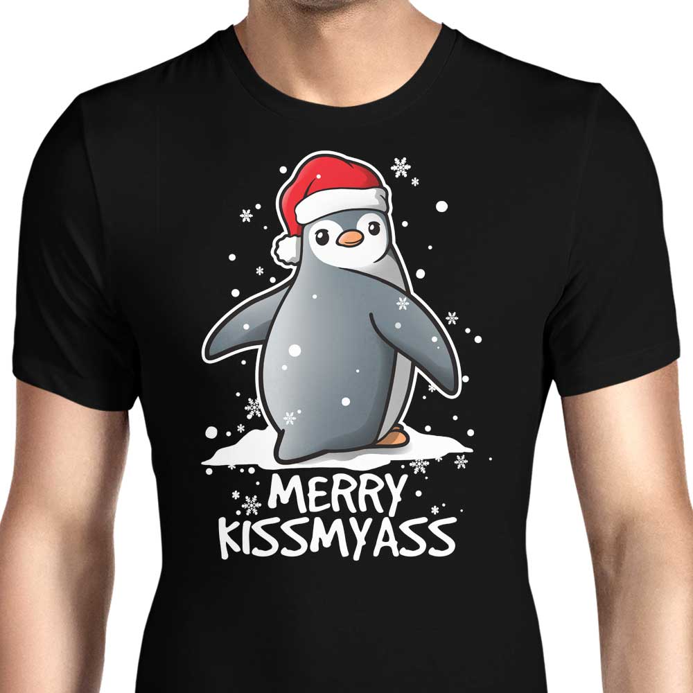 Merry Kiss My Penguin - Men's Apparel