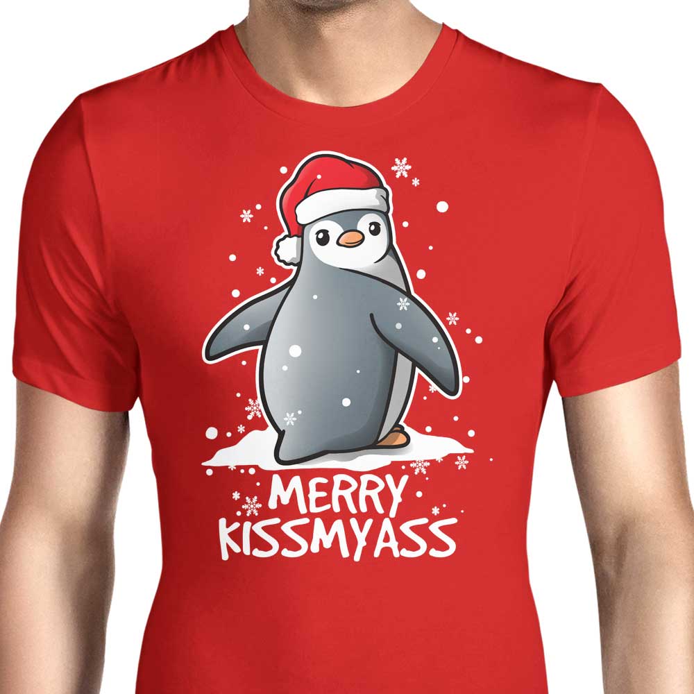 Merry Kiss My Penguin - Men's Apparel