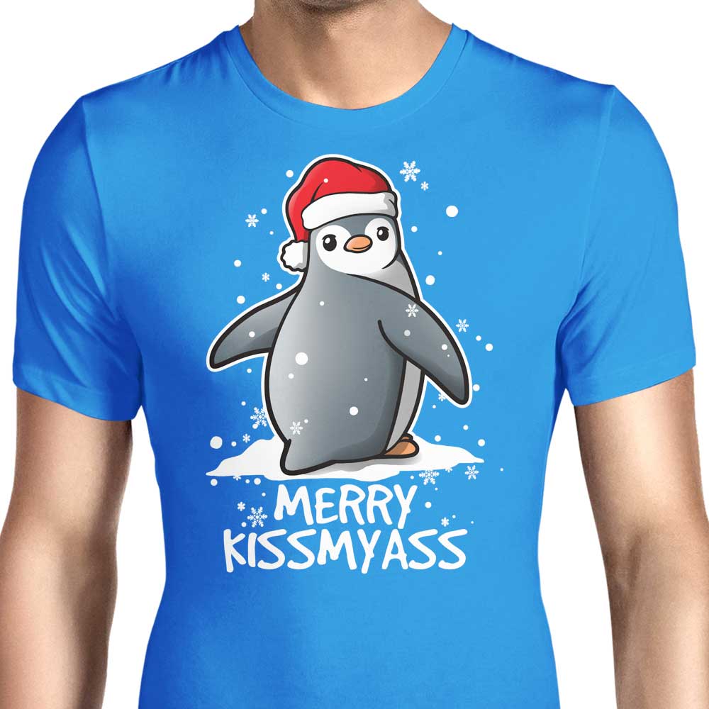 Merry Kiss My Penguin - Men's Apparel