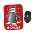 Merry Kiss My Penguin - Mousepad