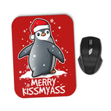 Merry Kiss My Penguin - Mousepad