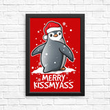 Merry Kiss My Penguin - Posters & Prints