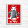 Merry Kiss My Penguin - Posters & Prints
