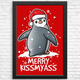 Merry Kiss My Penguin - Posters & Prints