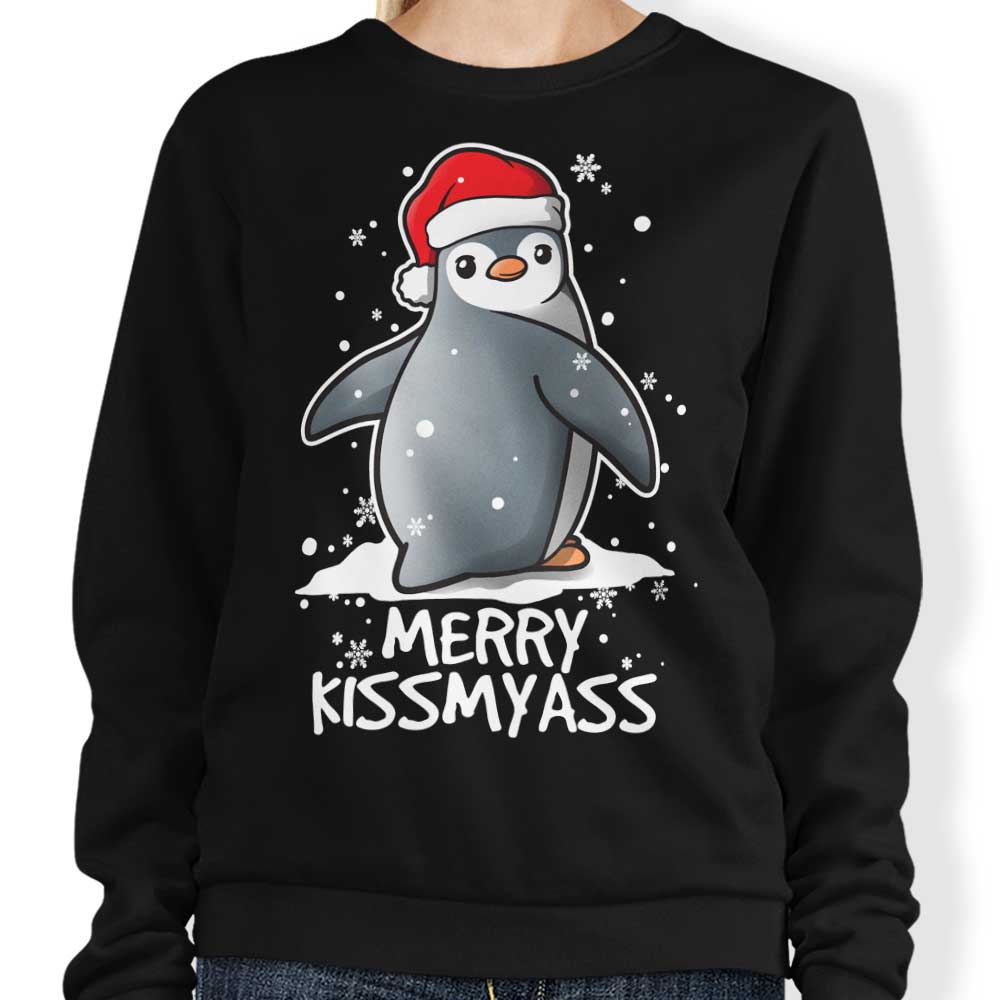 Merry Kiss My Penguin - Sweatshirt