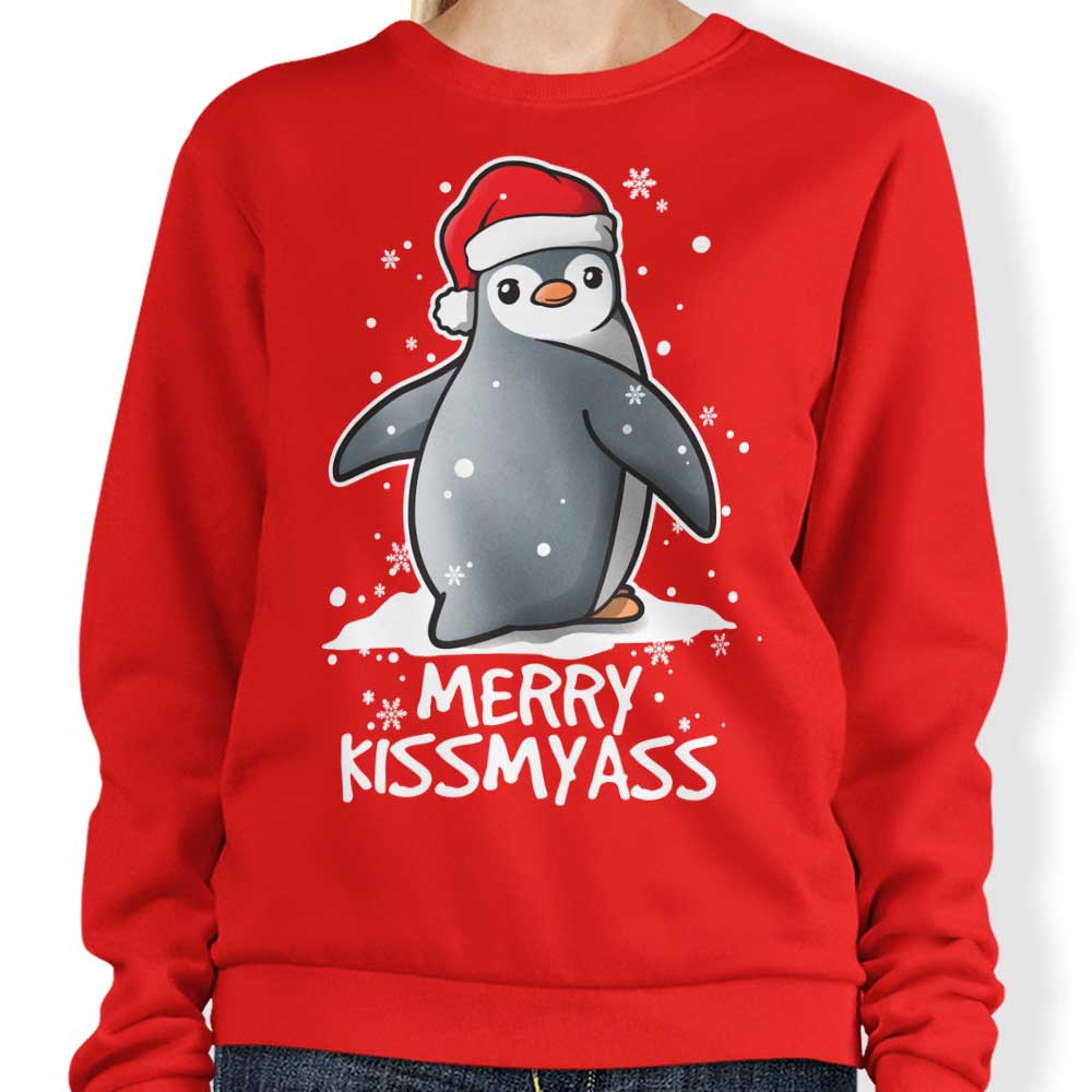 Merry Kiss My Penguin - Sweatshirt