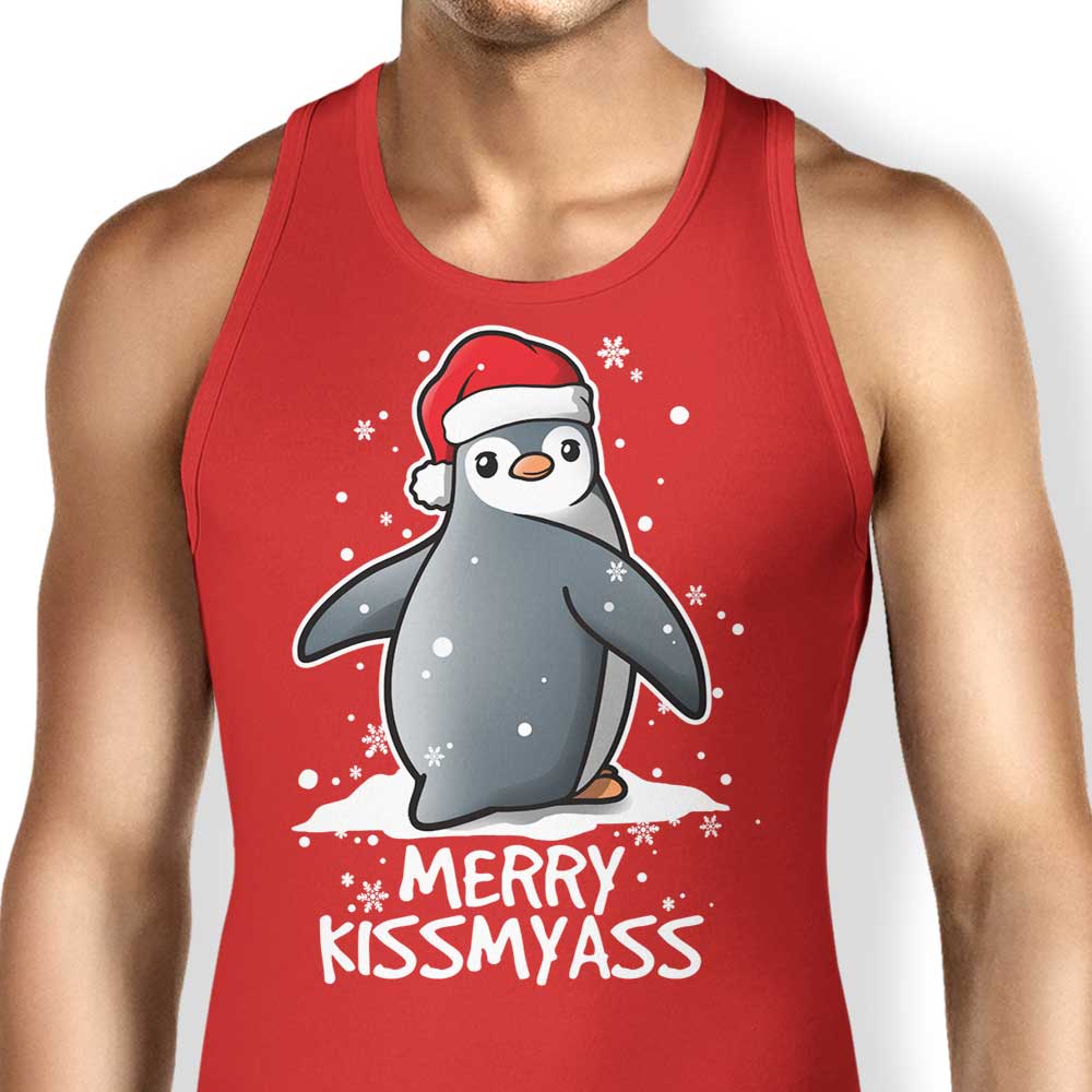 Merry Kiss My Penguin - Tank Top