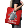 Merry Kiss My Penguin - Tote Bag