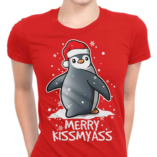 Merry Kiss My Penguin - Women's Apparel