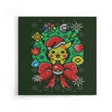 Merry Pika Christmas - Canvas Print