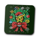 Merry Pika Christmas - Coasters