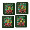 Merry Pika Christmas - Coasters