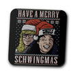 Merry Schwingmas - Coasters