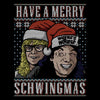 Merry Schwingmas - Metal Print