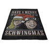 Merry Schwingmas - Fleece Blanket