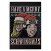 Merry Schwingmas - Metal Print