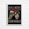 Merry Schwingmas - Posters & Prints