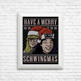 Merry Schwingmas - Posters & Prints