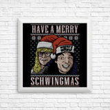 Merry Schwingmas - Posters & Prints