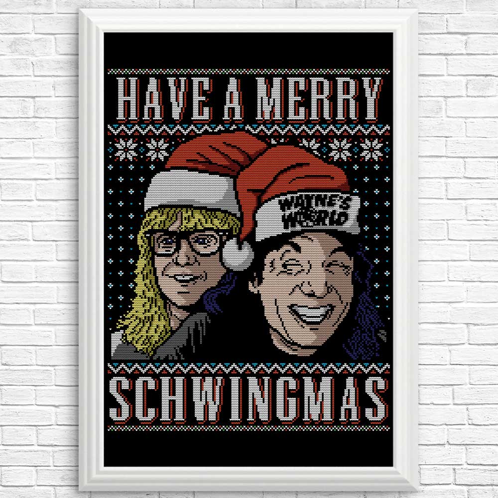 Merry Schwingmas - Posters & Prints