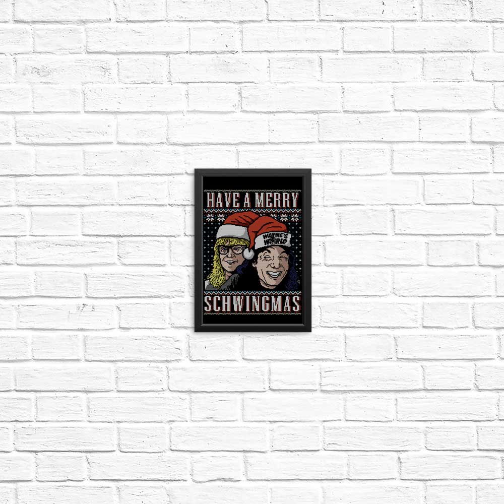 Merry Schwingmas - Posters & Prints