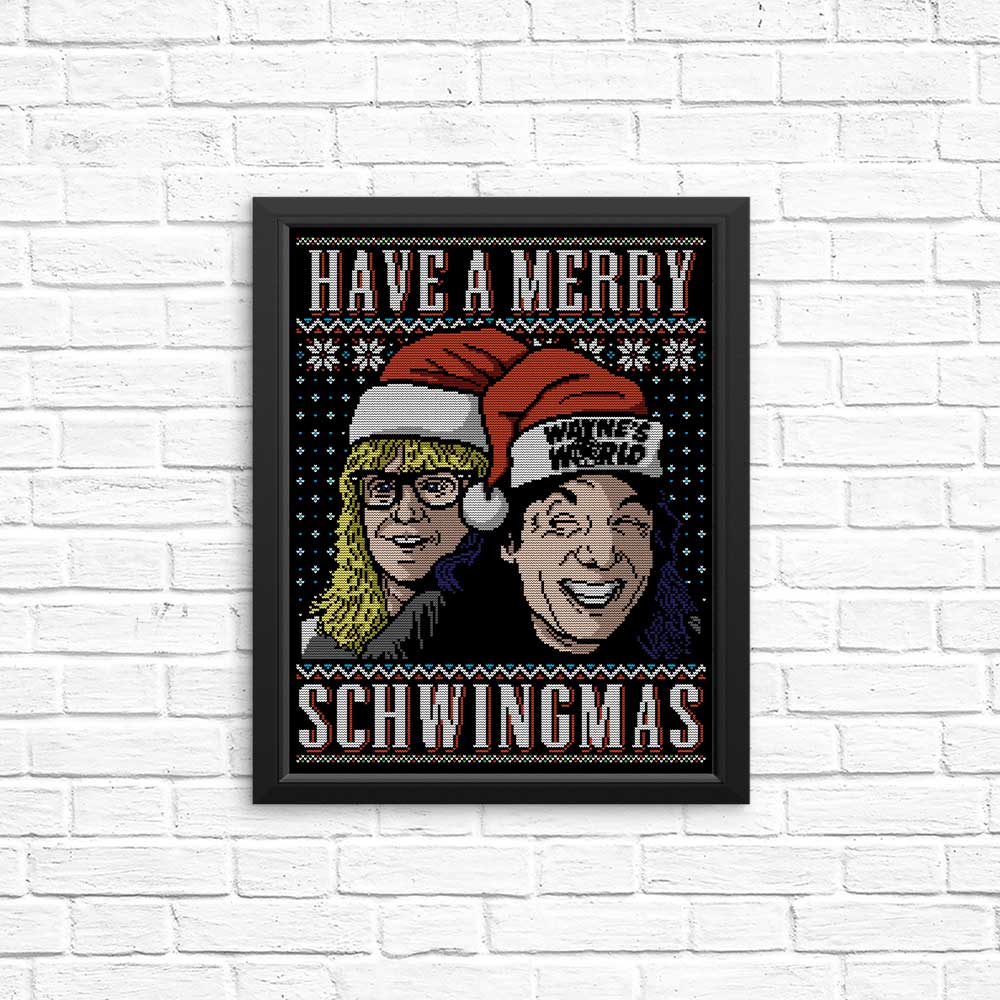Merry Schwingmas - Posters & Prints